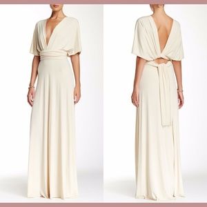 NEW  Issue New York 'Convertible'‎ Sash Detail Gown